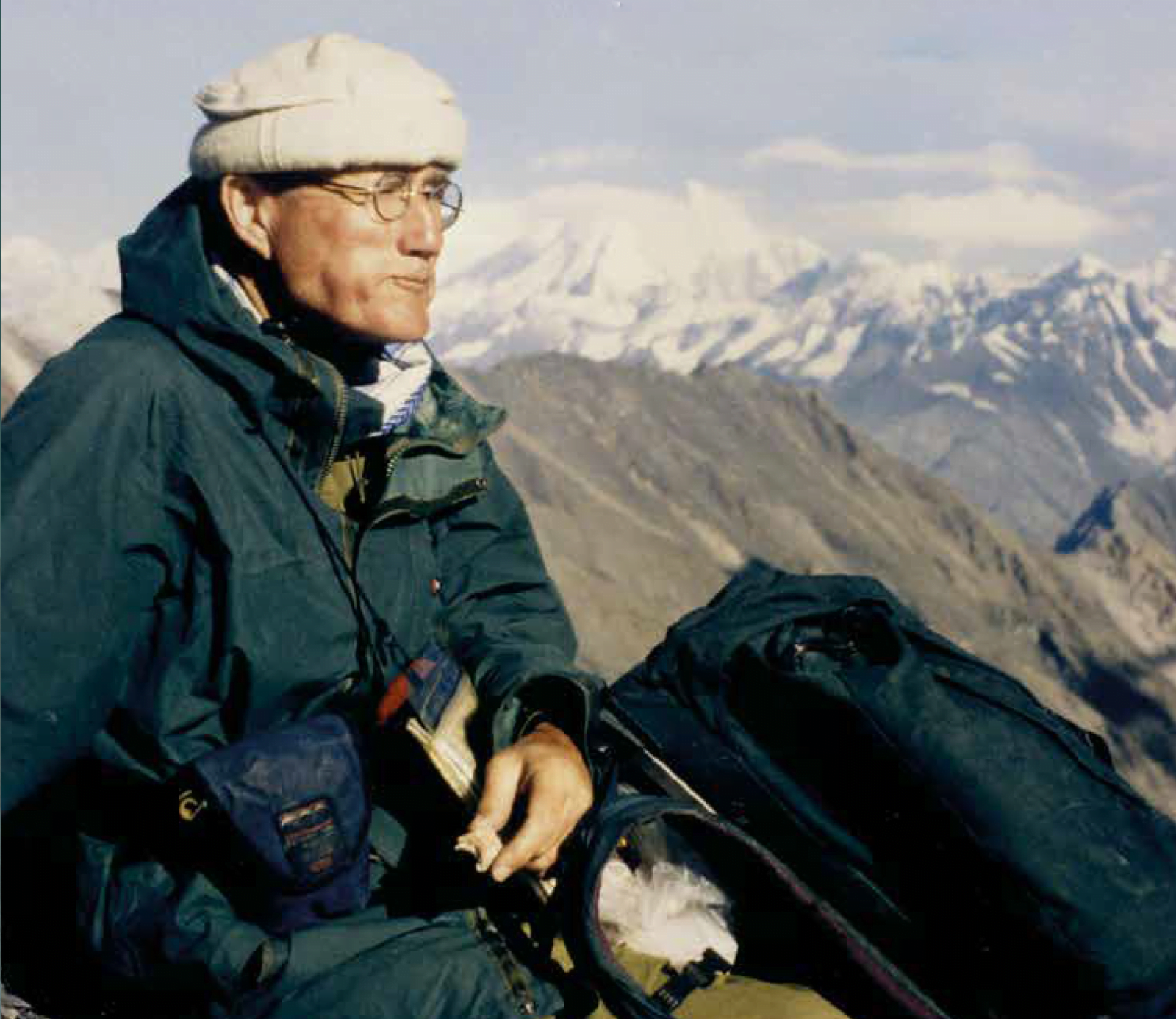 Hugh Leach in the Hindu Kush, 1997, with the Royal Russell School CCF Expendition