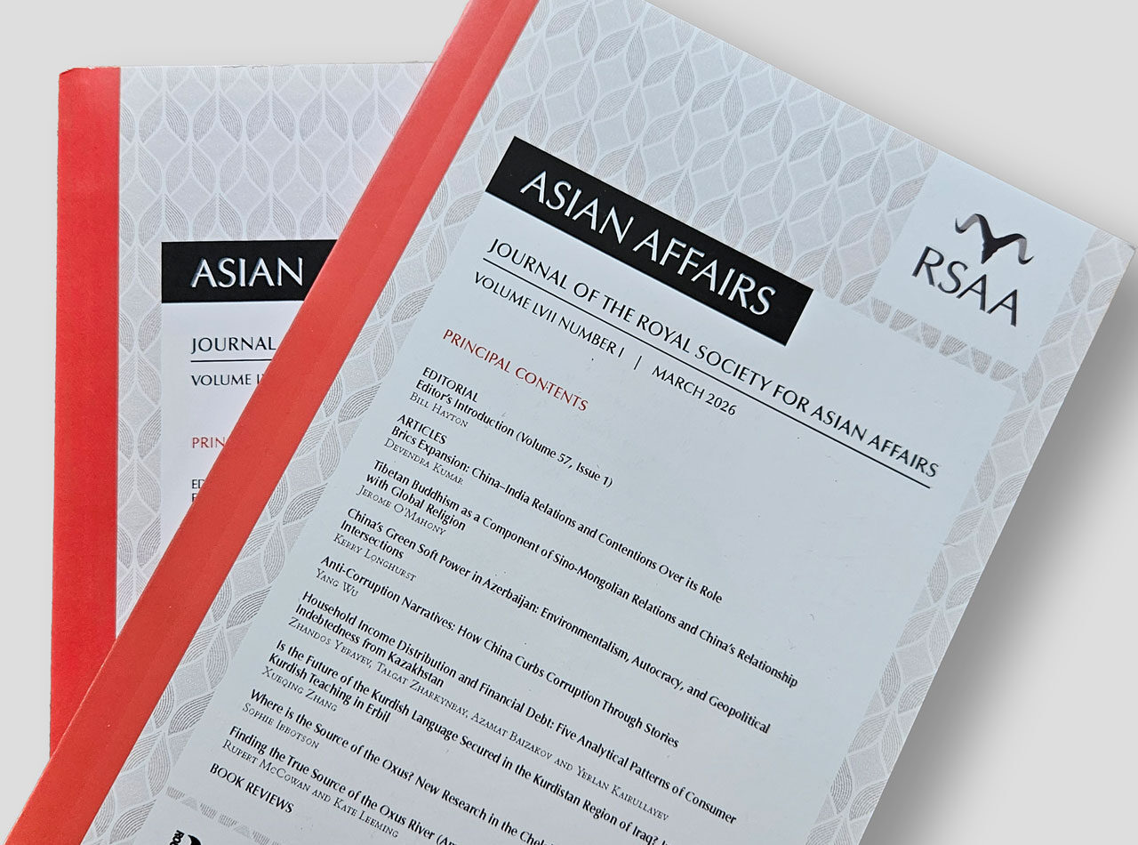 Copies of the print version of the journal Asian Affairs